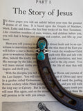 Kingman Turquoise Double Stone Ring | 925 Sterling Silver Size 6 G813