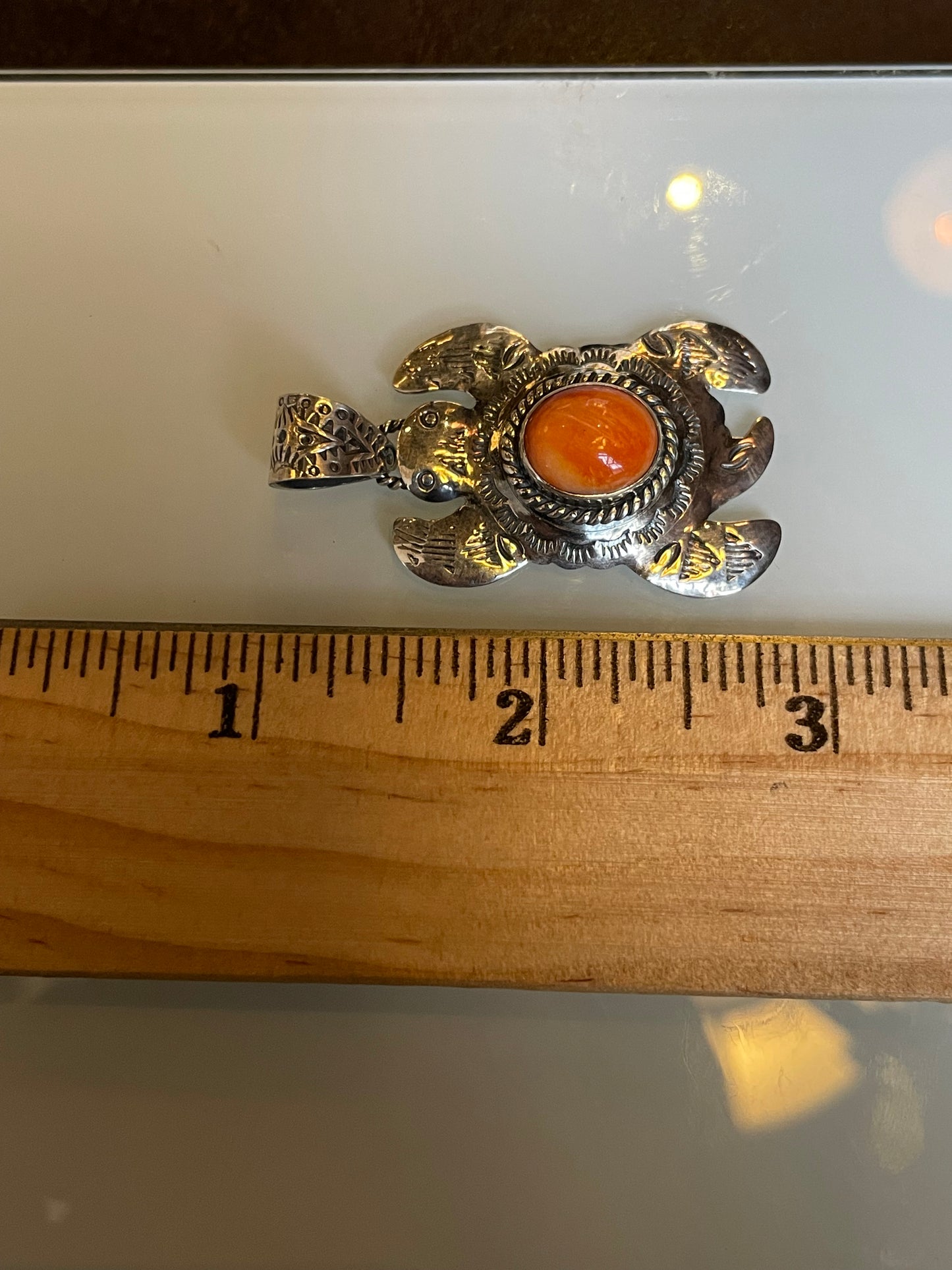Spiny Oyster Turtle Pendant | 925 Sterling Silver C526