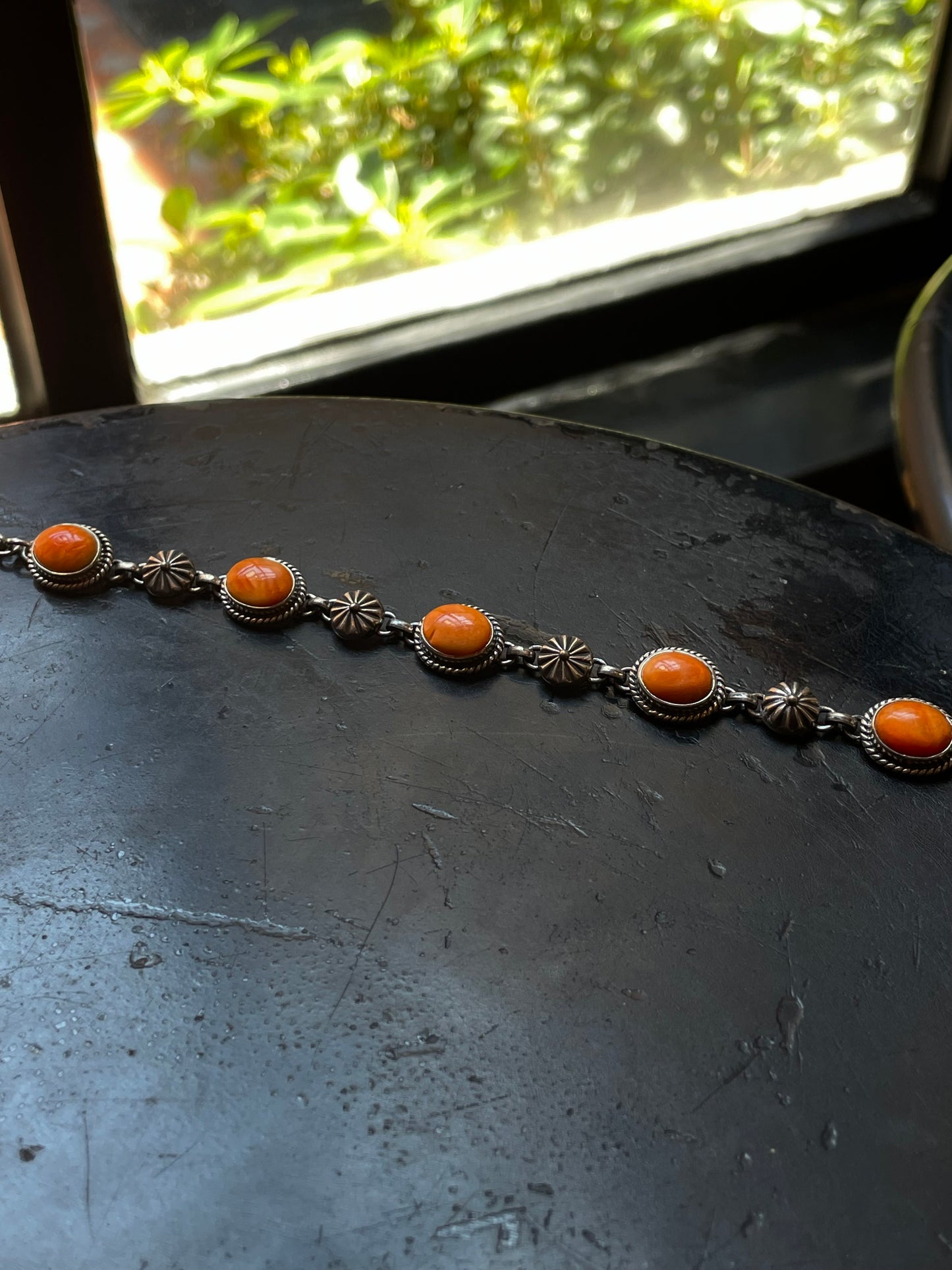 Spiny Oyster Link Bracelet | Sterling Silver G441