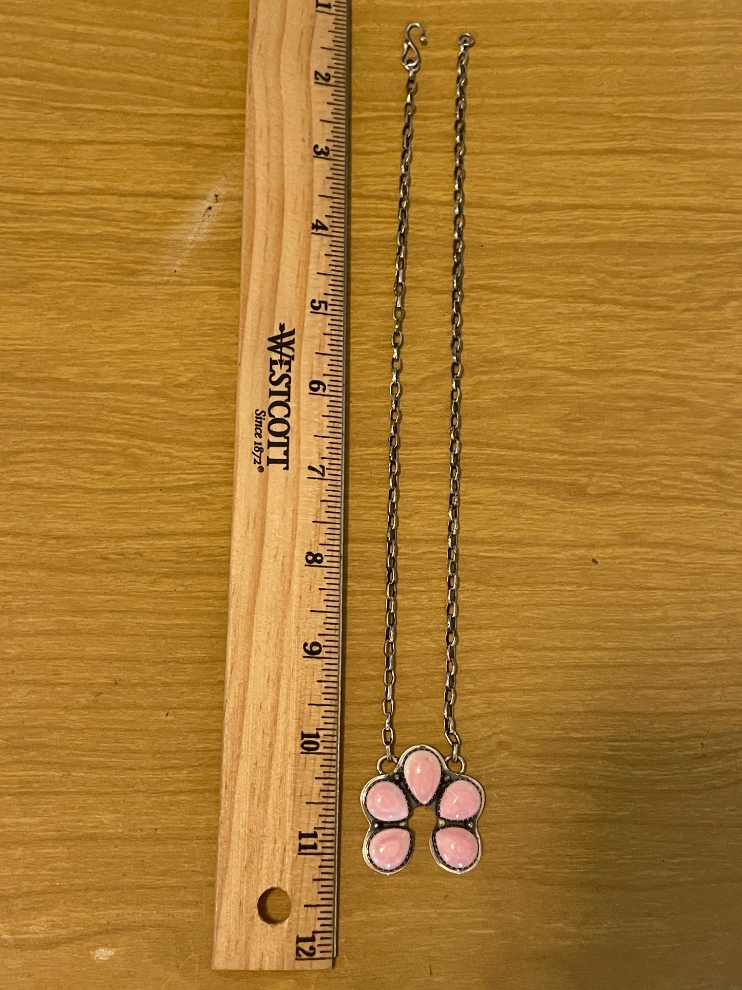 Pink Conch Naja Necklace | Sterling Silver E932