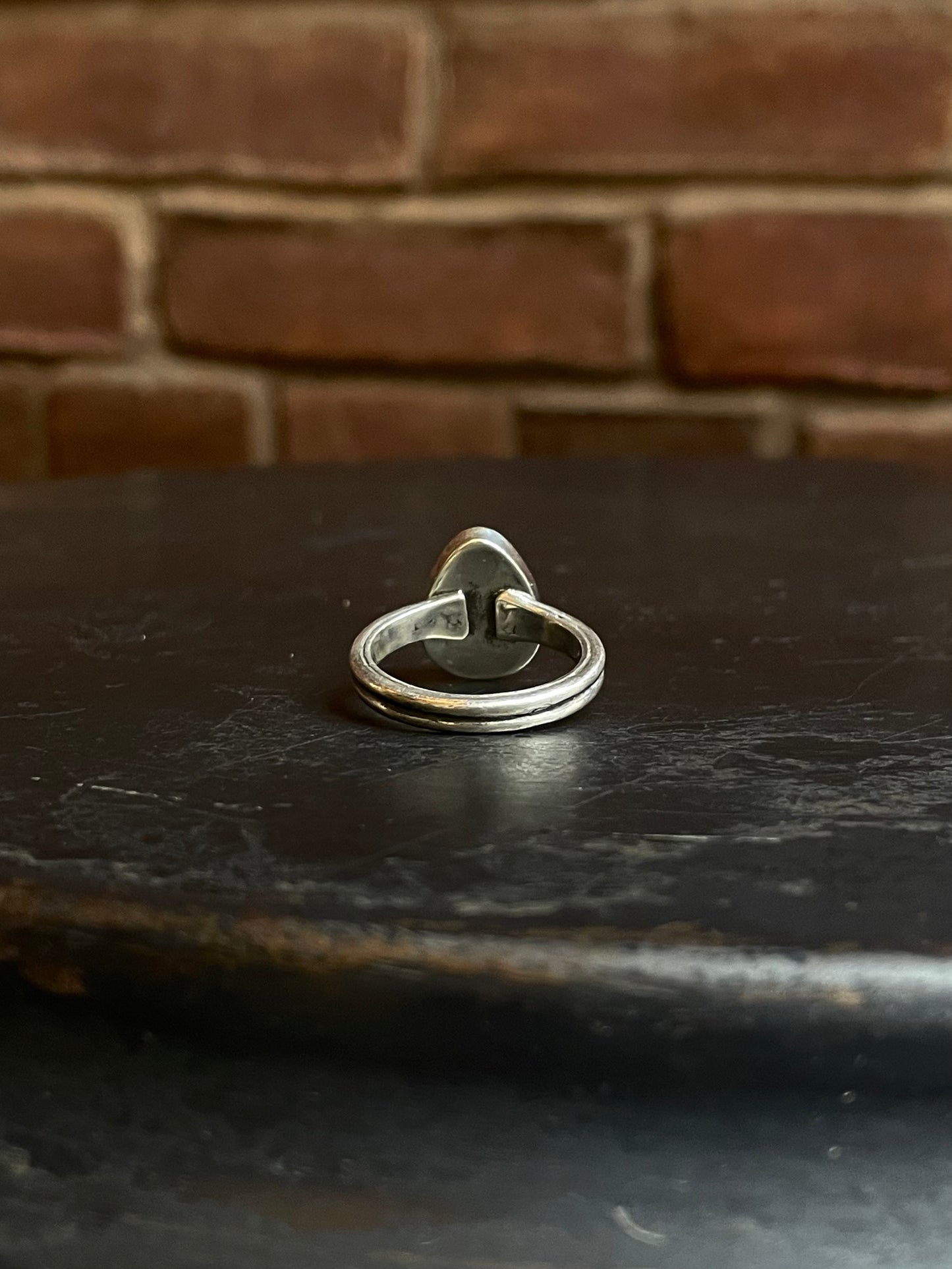 Turquoise Ring | 925 Sterling Silver Size 8 E454