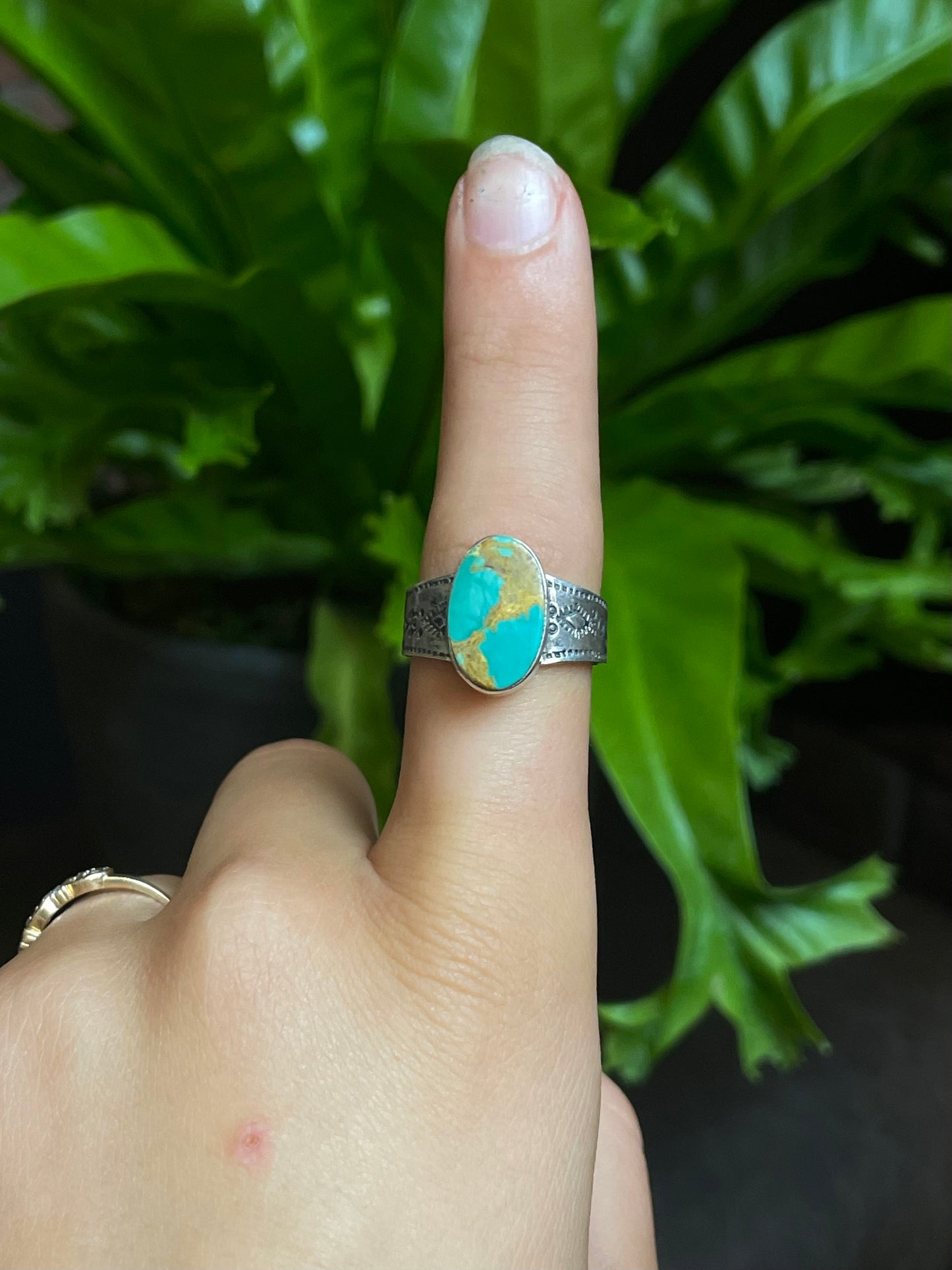 Turquoise Ring Size 9 | 925 Sterling Silver G276
