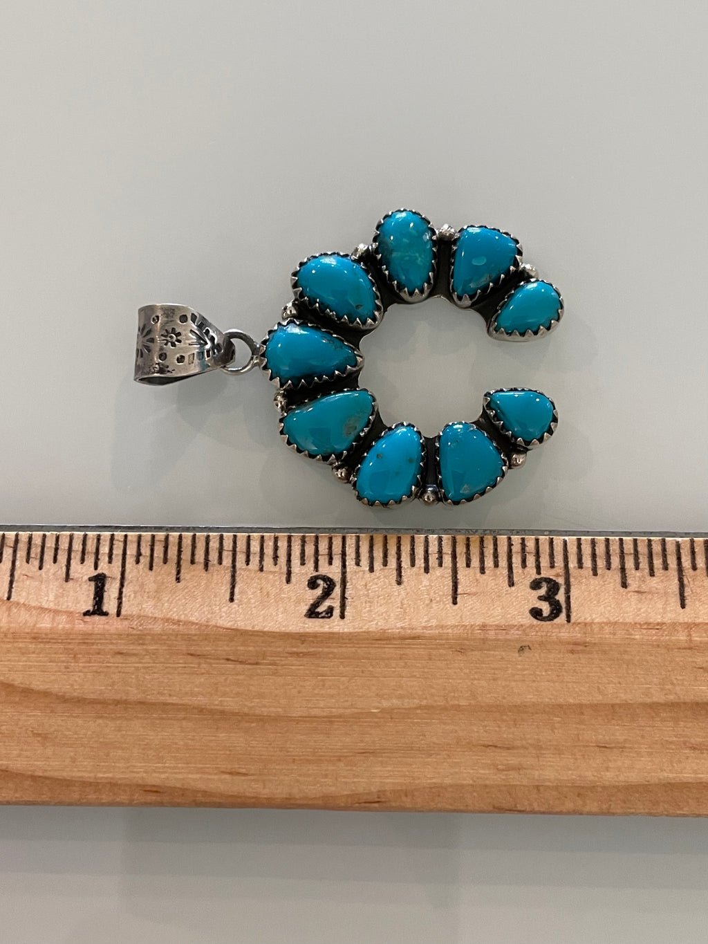 Turquoise Naja Pendant | 925 Sterling Silver G687