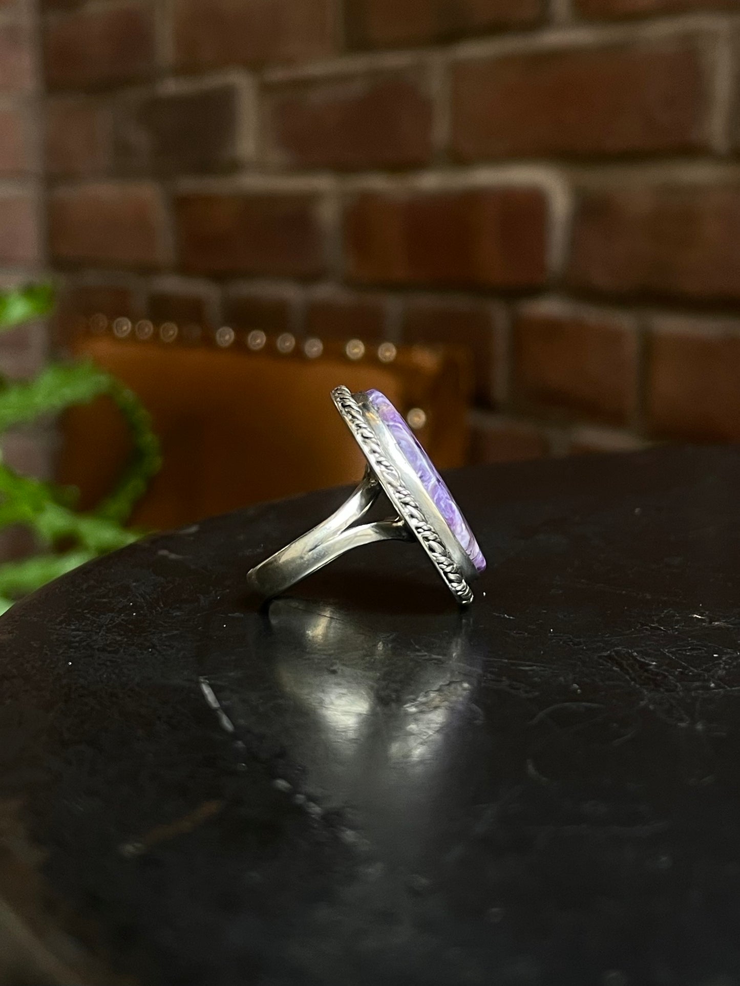 Charoite Ring Size 6 | 925 Sterling Silver E774