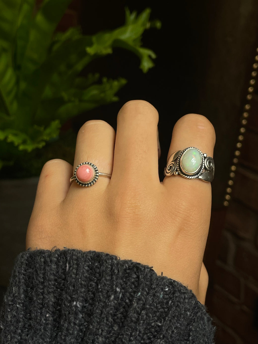Pink Conch Ring Size 6.75 | 925 Sterling Silver G157