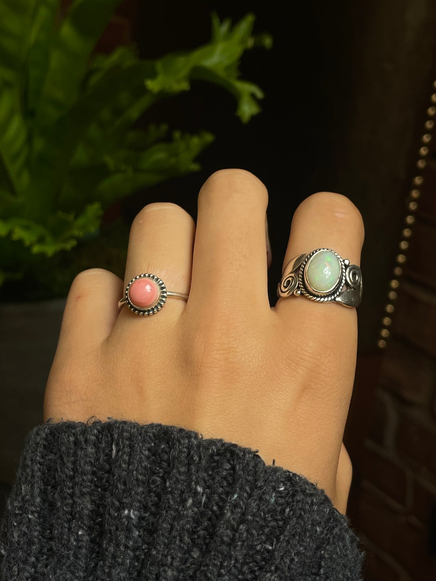 Pink Conch Ring Size 6.75 | 925 Sterling Silver G157
