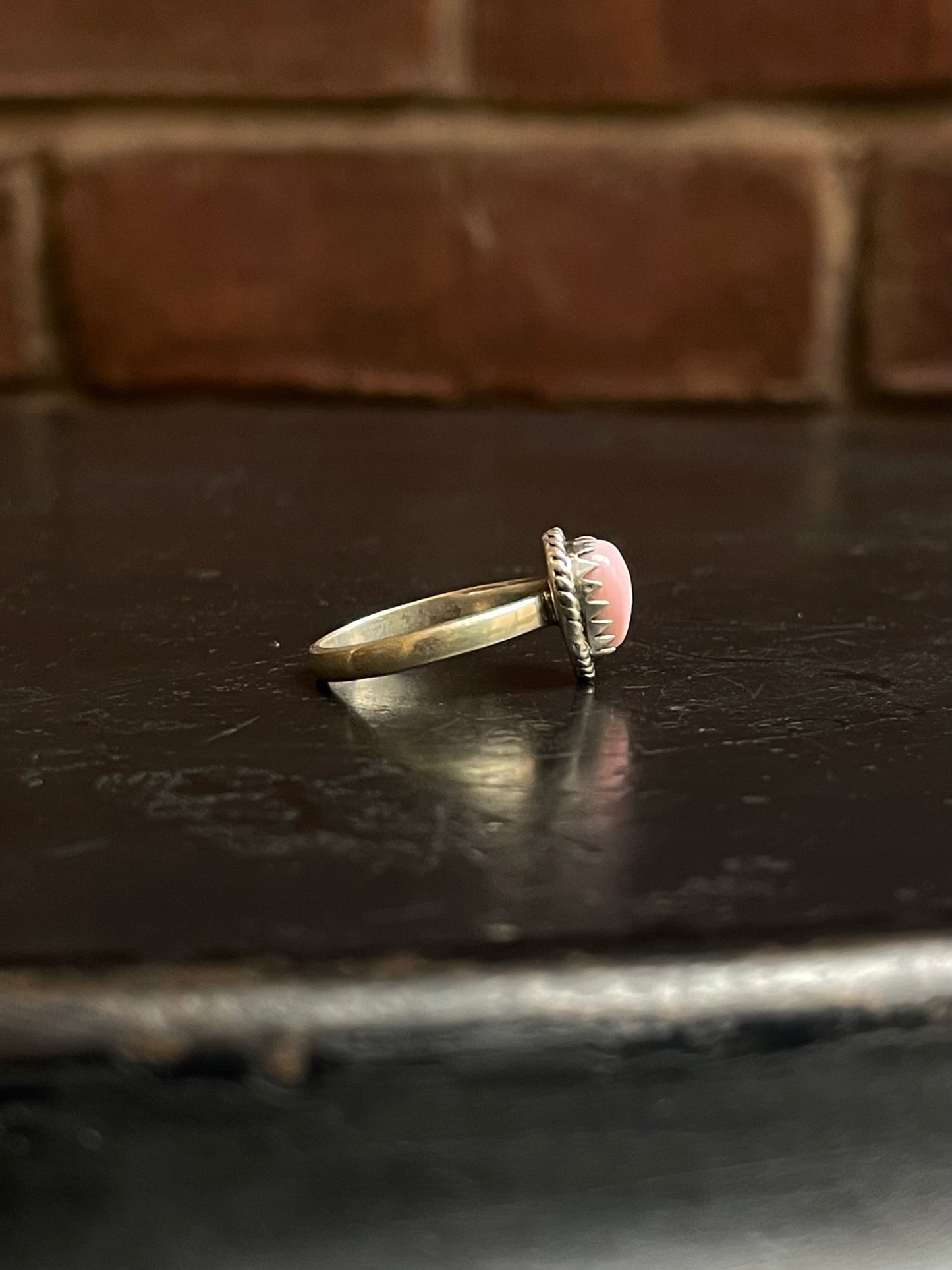 Pink Conch Ring Size 5.75 | 925 Sterling Silver G163