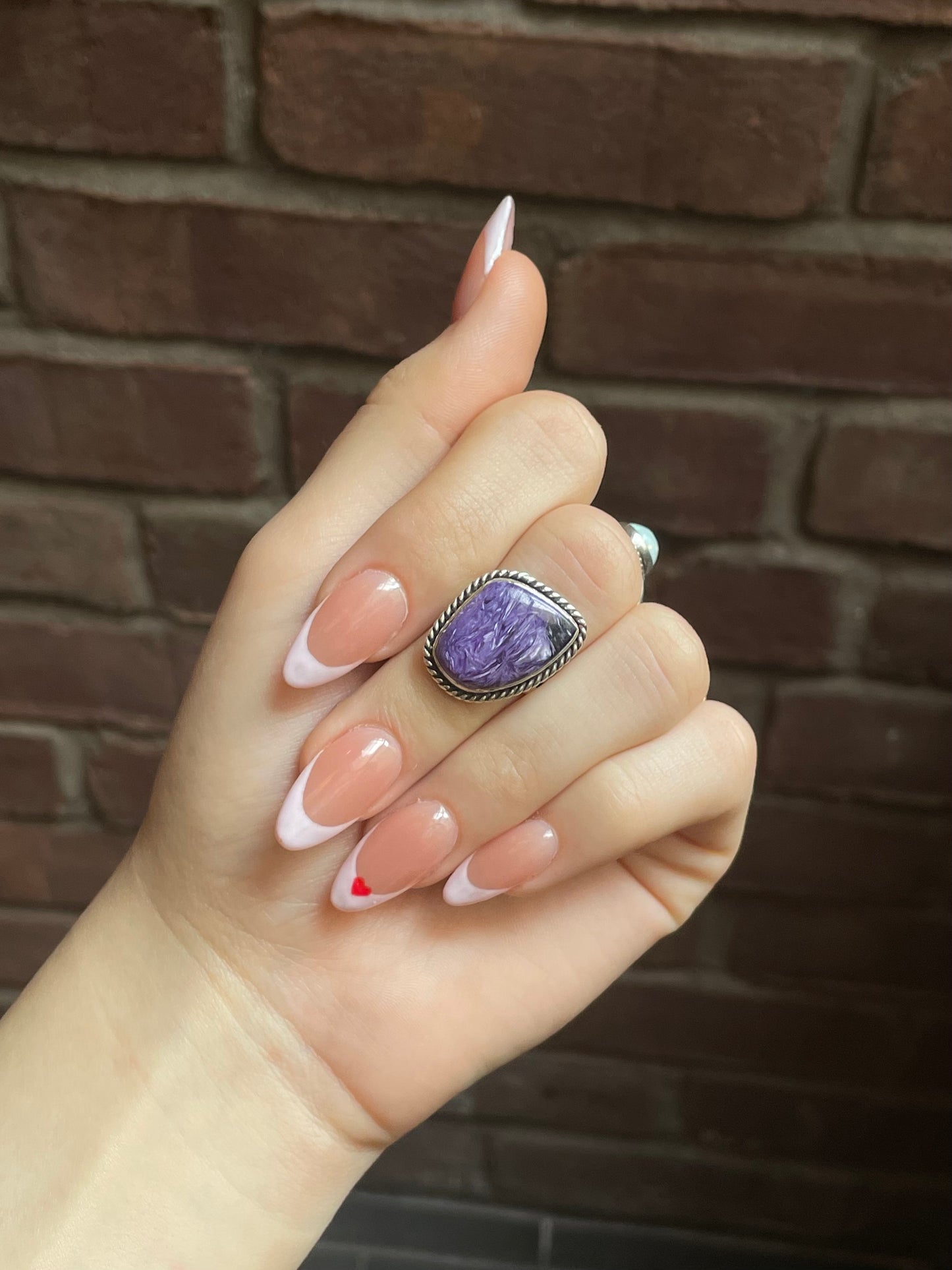 Charoite Ring Size 7 | 925 Sterling Silver E775