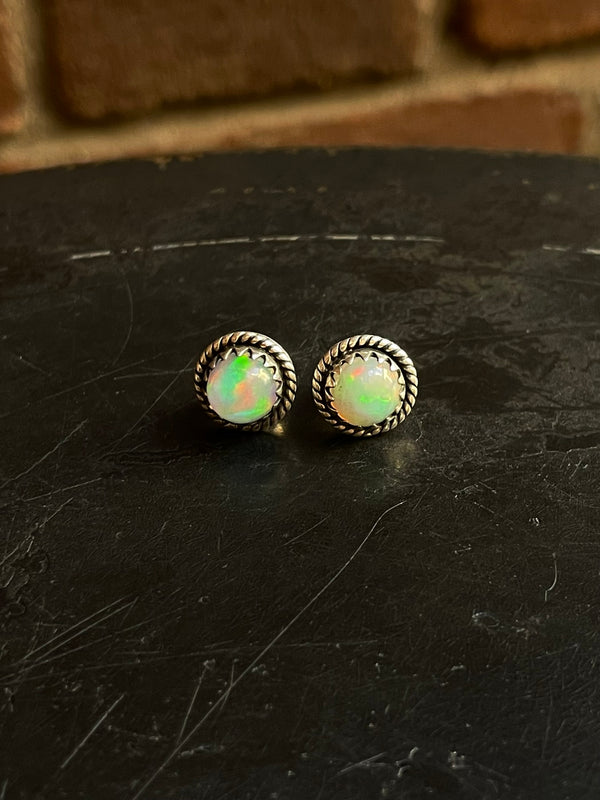 Opal Stud Earrings | 925 Sterling Silver G675