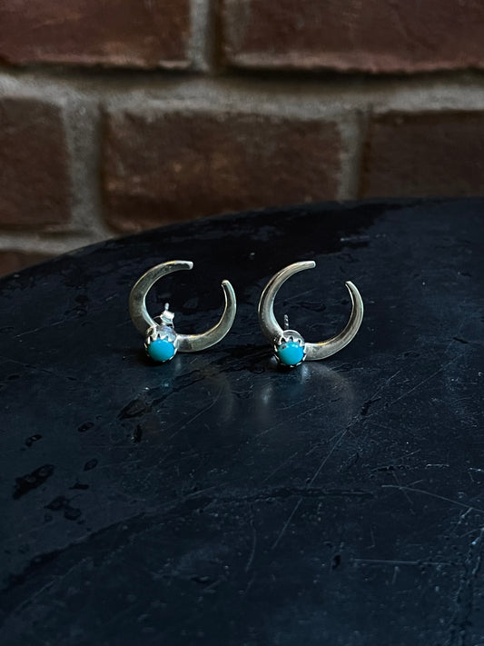 Kingman Turquoise Earrings | 925 Sterling Silver E392