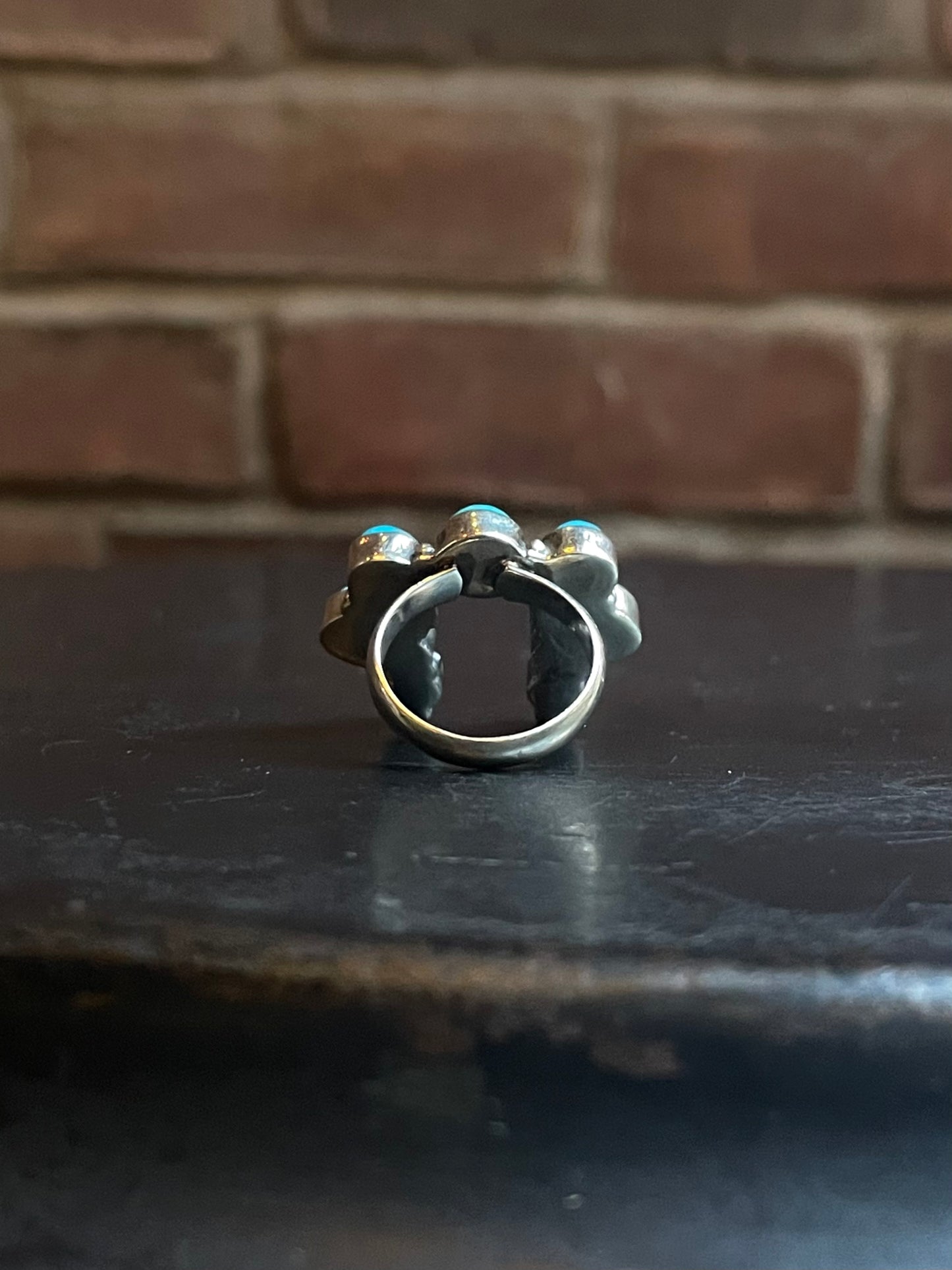 Turquoise Naja Ring | 925 Sterling Silver Size 6 E488