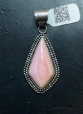 Triangle Pink Conch Pendant | Sterling Silver | A543